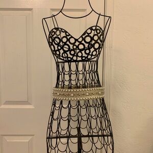 Cache Pearl and Gold Women's Belt